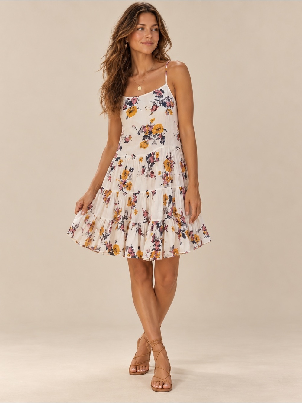 Intimately x Free People | Circle of Flowers Dress - Size XS